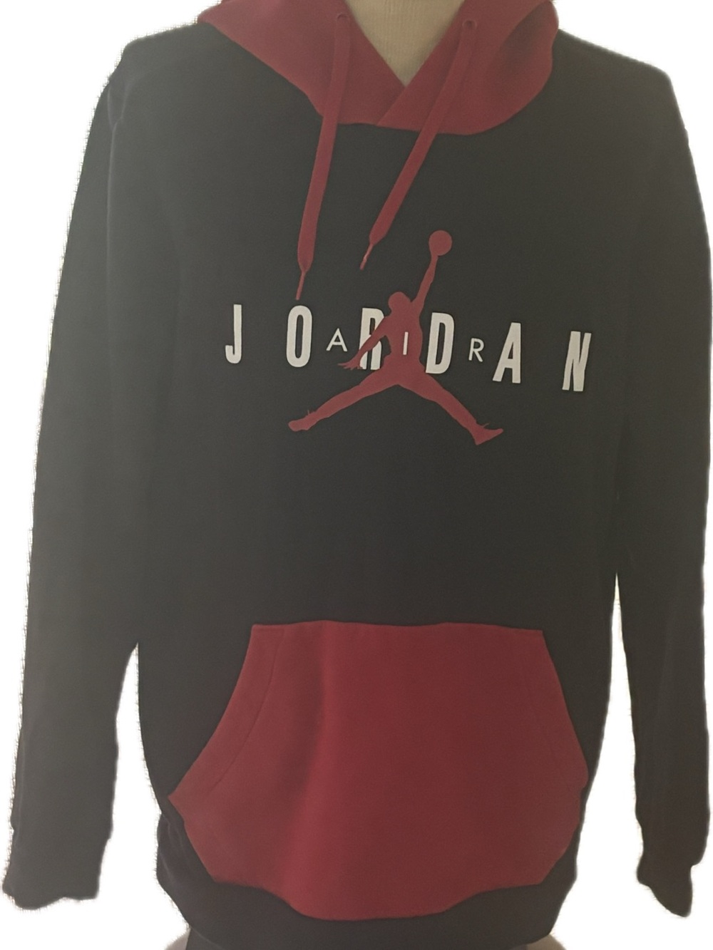 Jordan Black Pullover with Cream Logo